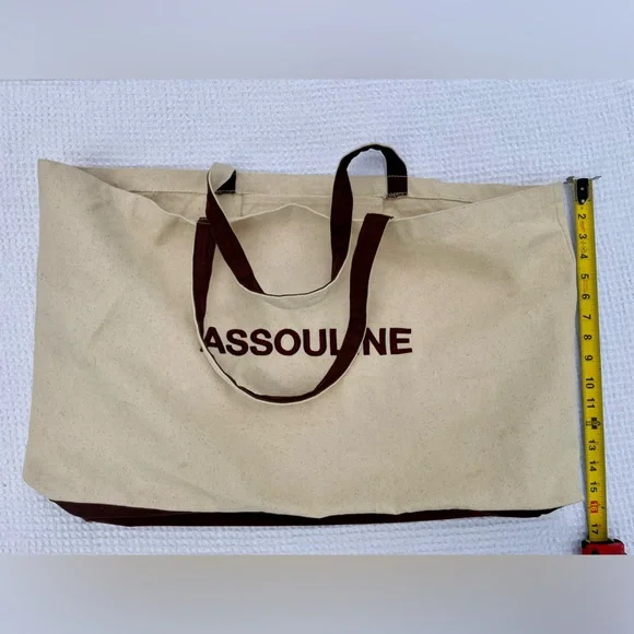 Assouline XLarge Canvas Tote Bag - Picture 2 of 9